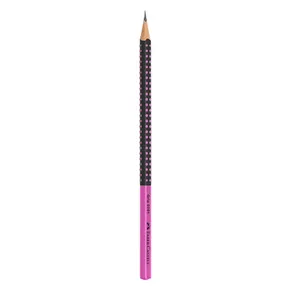 Graphitstift Grip Two Tone, rosa / schwarz Faber-Castell 517011